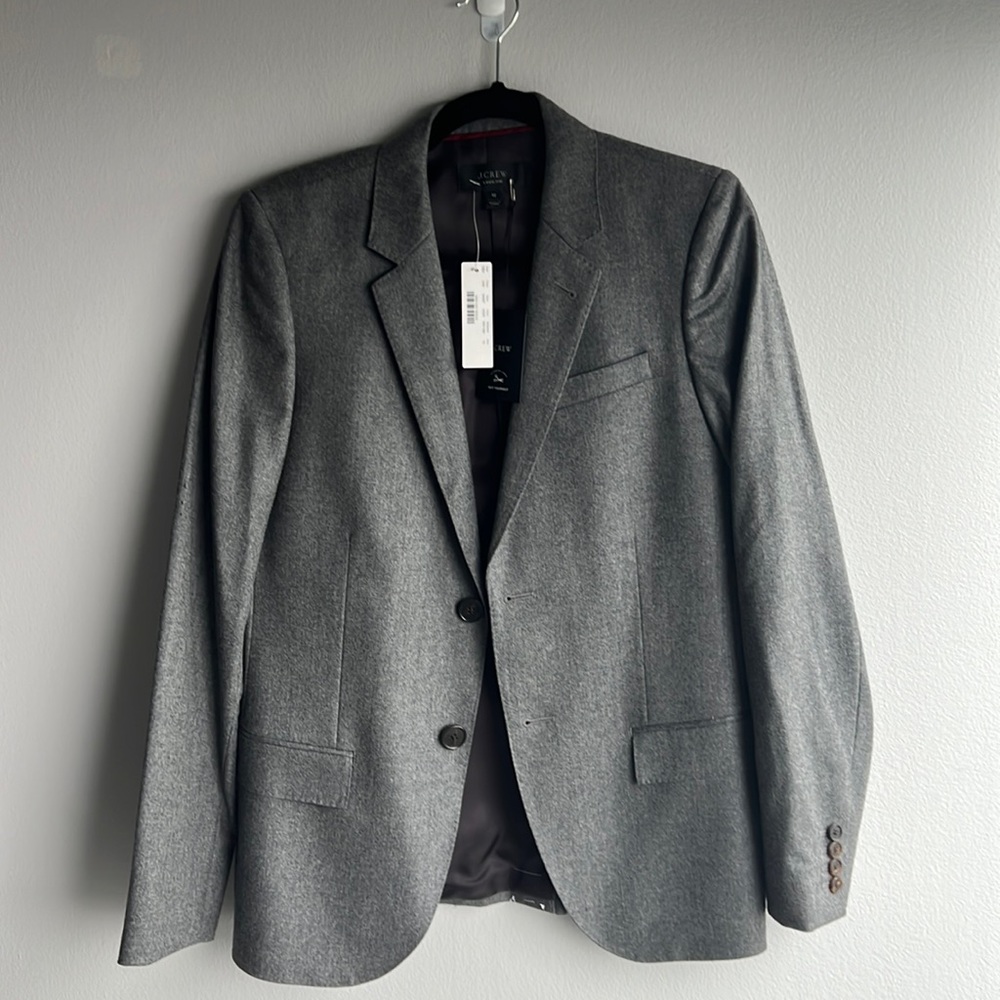 J Crew Ludlow Blazer NWT size 10 gray